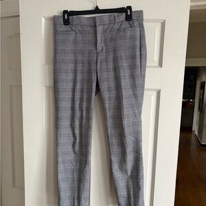 Like New Banana Republic Plaid Trousers, Size 4